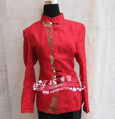 【新款中的靚款 酒店制服 酒店服裝 女服務(wù)員工作服熱銷長袖JS135】價(jià)格,廠家,圖片,制服、工作服,廣州市番禺區(qū)大石景盛酒店用品經(jīng)營部-